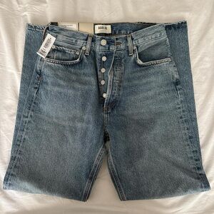 AGOLDE high-rise straight-leg jeans